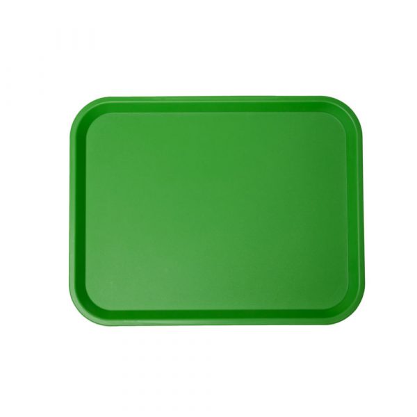 Vassoio in polipropilene rettangolare verde