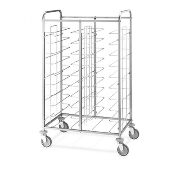 carrello portavassoi universale 20 vassoi